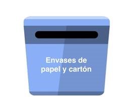 Contenedor para reciclar papel y cartón ¡¡ Mira que precio !!