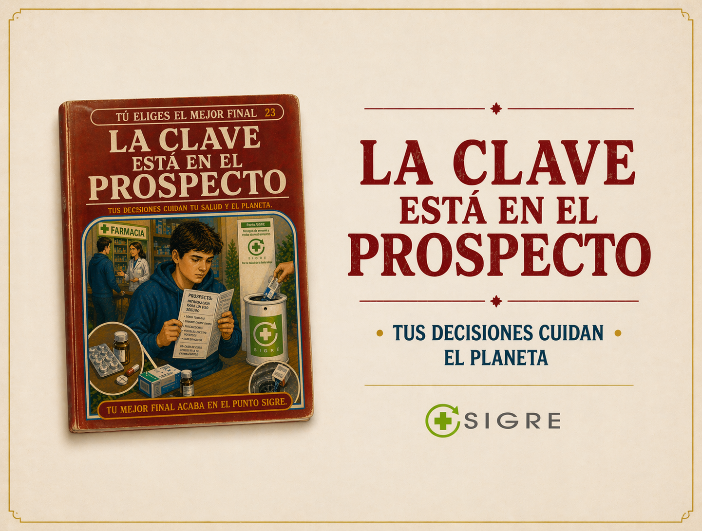 No elijas tu propia aventura… lee el prospecto de tu medicamento